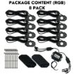 RGB LED Rock Light Kits