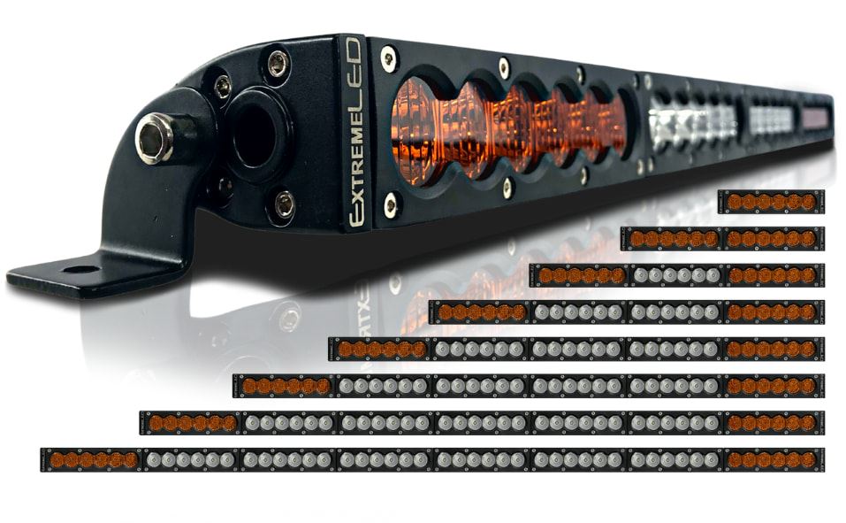 Picture for category Slim Combo Amber/White LED Light Bars (X6S)