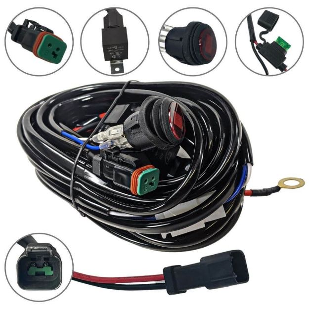 Light Switch and Power Wiring Kit With One Connection - Hero Image