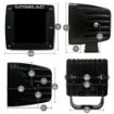 Yellow Spot Extreme Series 3" CREE LED Light Pod - Product Dimensions