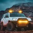 28" X6 Amber/White 150W Combo Beam LED Light Bar & Harness Kit