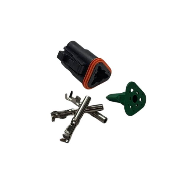 Dual Color Triangle Connector Parts - Female
