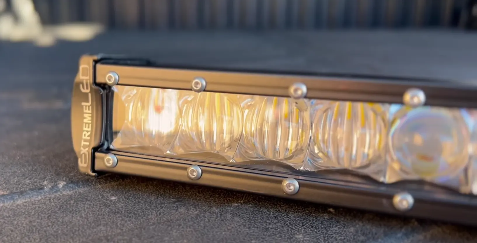 Extreme LED single row close-up
